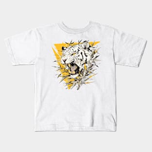 white tiger Kids T-Shirt